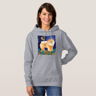 GINKGO the Chow   - Red-Hooded Sweatshirt