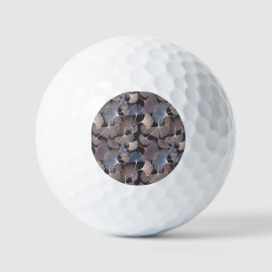 Ginkgo verlasse: elegantes natürliches Muster. Golfball