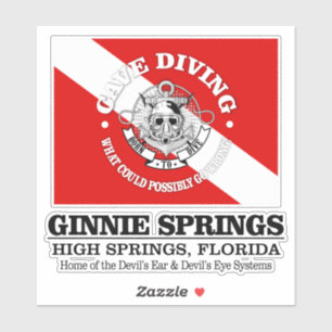 Ginnie entspringt (beste Höhlen) Aufkleber