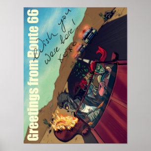 Ginny & Clutch (Grüße von Route 66) Poster