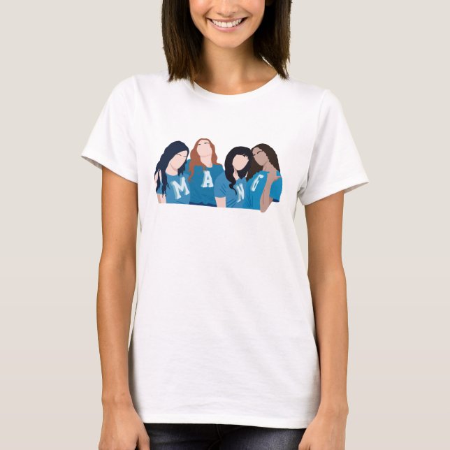 Ginny und Georgia MANG Girls minimalistisch T-Shirt (Vorderseite)