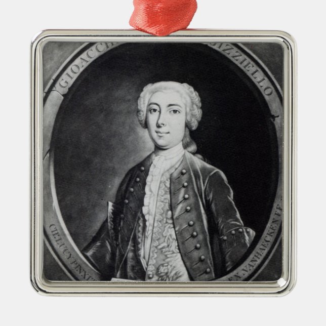 Gioacchino Conti, "Gizziello", Ornament Aus Metall (Vorne)