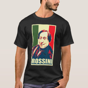Gioachino Rossini Komponist klassischer Musik Retr T-Shirt