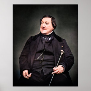 Gioachino Rossini - Komponist Poster