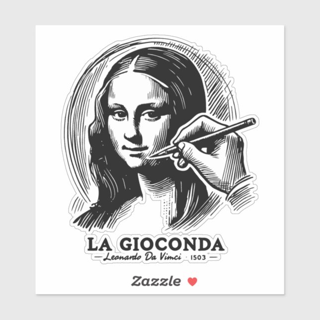 Gioconda Aufkleber (Blatt)
