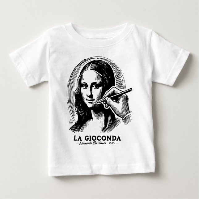 Gioconda Baby T-shirt (Vorderseite)