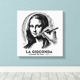 Gioconda Leinwanddruck