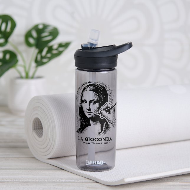 Gioconda Trinkflasche (Yoga (gedreht))