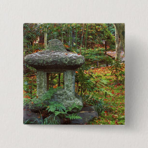 Giohji Temple, Arashiyama, Kyoto, Japan Button