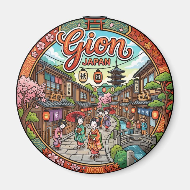 Gion Japan Magnet (Vorne)