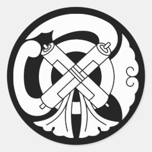 Gion talisman runder aufkleber