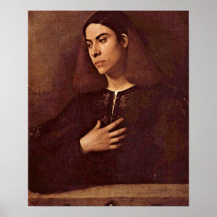 Giorgione - Porträt von Antonio Broccardo Poster