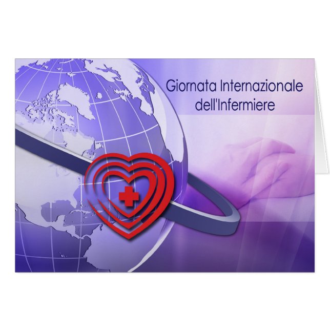 Giornata Internazionale dell'Infermiere Card (Vorderseite (Horizontal))