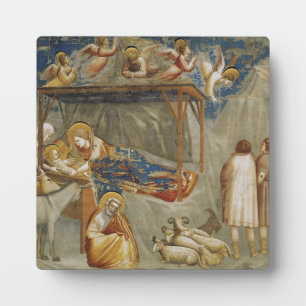 Giotto di Bondone Die Geburt Christi Fine Art Samm Fotoplatte