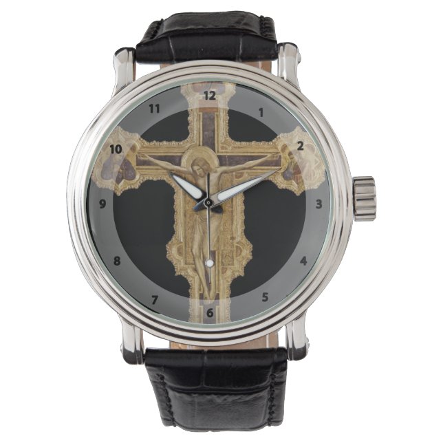 Giotto - Die Kreuzigung Armbanduhr (Vorderseite)