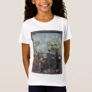 Giotto: St Francis, das zu den Vögeln predigt T-Shirt