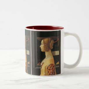 Giovanna degli Albizzi Tornabouni Zweifarbige Tasse