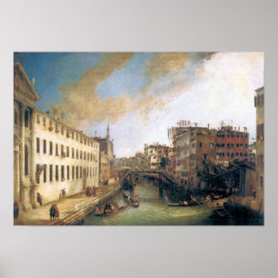 Giovanni Antonio Kanal-D Fluss von Mendicanti Poster