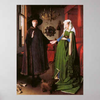 Giovanni Arnolfini et son affiche de femme