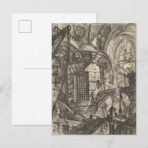 Giovanni Battista Piranesi - Der runde Turm Postkarte