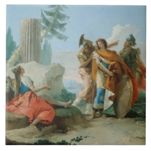 Giovanni Battista Tiepolo - Armida Abandoned Fliese