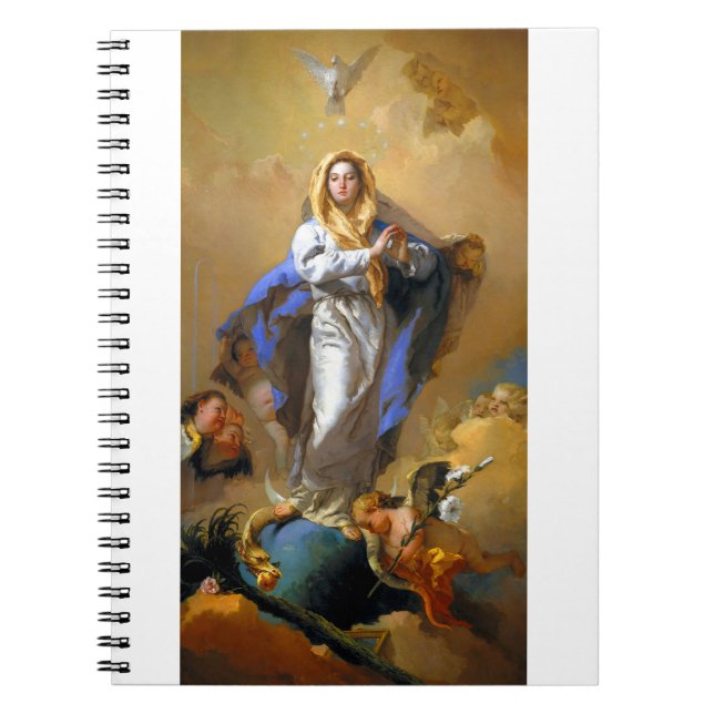 Giovanni Battista Tiepolo Immaculate Empfängnis Notizblock (Vorderseite)