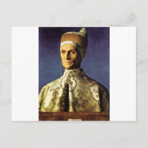 Giovanni Bellini Porträt des Dogen Leonardo Loreda Postkarte