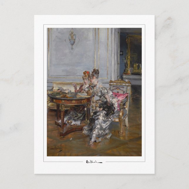 Giovanni Boldini #22 - Fine Art Postcard Postkarte (Vorderseite)