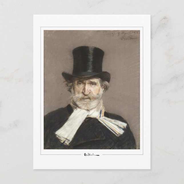 Giovanni Boldini #258 - Fine Art Postcard Postkarte (Vorderseite)