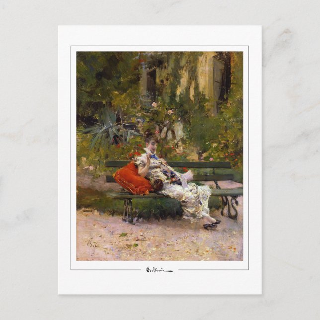 Giovanni Boldini #444 - Fine Art Postcard Postkarte (Vorderseite)