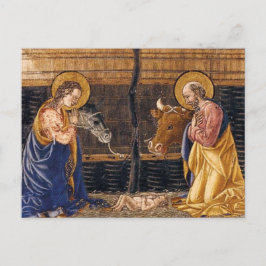 Giovanni_Di_Francesco_Del_Cervelliera_-_Nativity_a Postkarte
