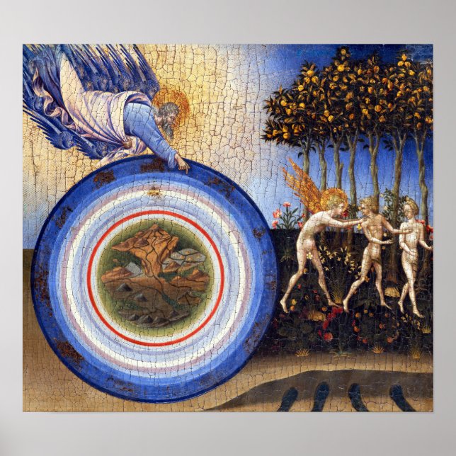 Giovanni di Paolo Die Schöpfung der Welt Poster (Vorne)