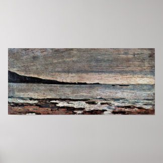 Giovanni Fattori - bleifarbenes Meer Poster