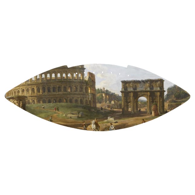 Giovanni Paolo Panini Blick auf das Kolosseum Football (Panel)