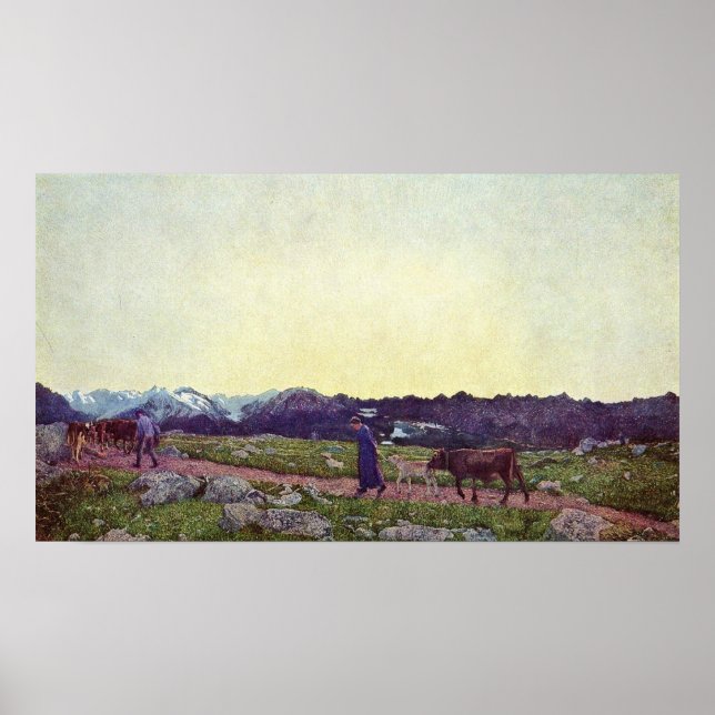 Giovanni Segantini - Natur Poster (Vorne)