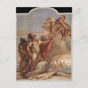 Giovanni Tiepolo: Abschied der Venus von Aeneas Postkarte