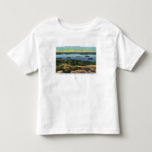 Gipfel-Ansicht Cadillacs Mt des Bar-Hafens Kleinkind T-shirt