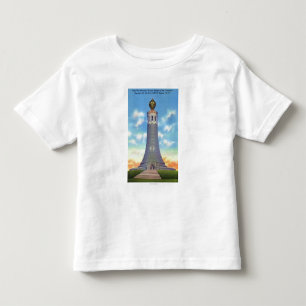 Gipfel-Ansicht des Staats-Kriegs-Denkmals Kleinkind T-shirt