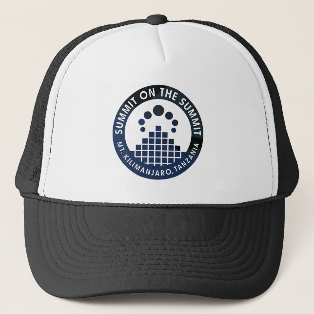 GIPFEL AUF dem GIPFEL Roundel Fernlastfahrer-Hut Truckerkappe (Vorderseite)