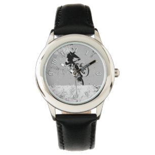 Gipfel des Berges - Mountain Biker Armbanduhr