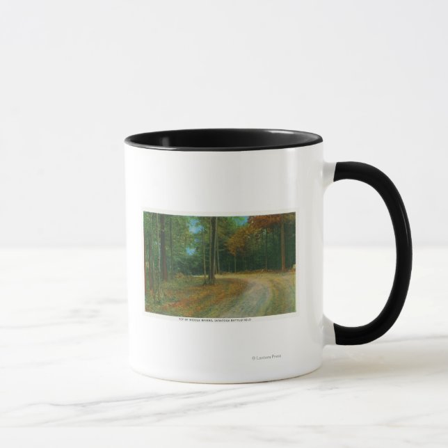 Gipfel des mittleren Ravins auf dem Schlachtfeld v Tasse (Rechts)