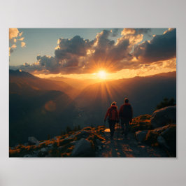 Gipfel des stillen Feuers Poster