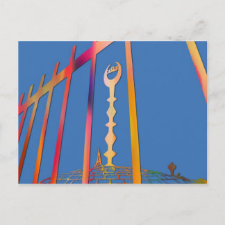 Gipfel einer Moschee Postkarte