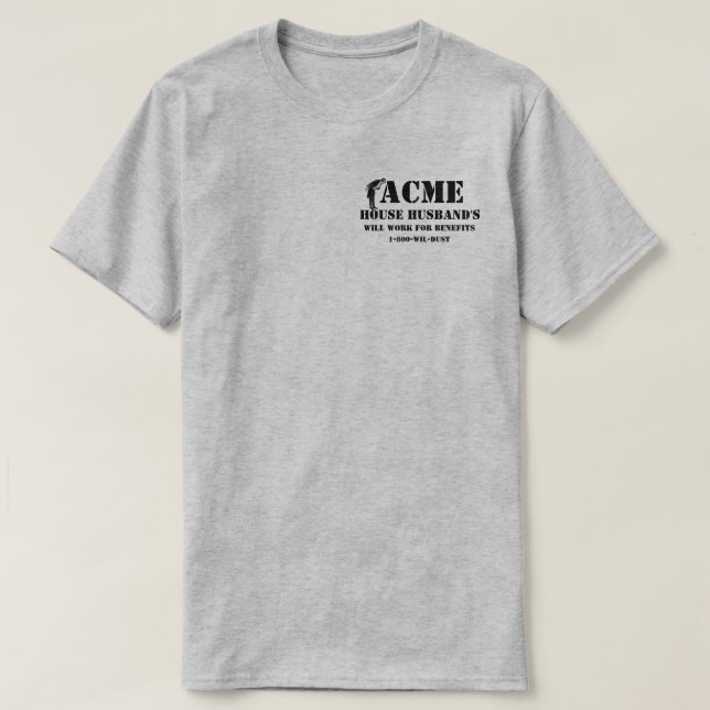 GIPFEL Haus-Ehemann-Geschäfts-Shirt T-Shirt (Design vorne)
