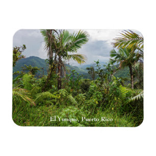 Gipfel und Täler des el-Yunque Magnet