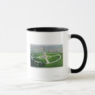 Gipfelansicht des MA-Staat-Gedenkbogens Tasse