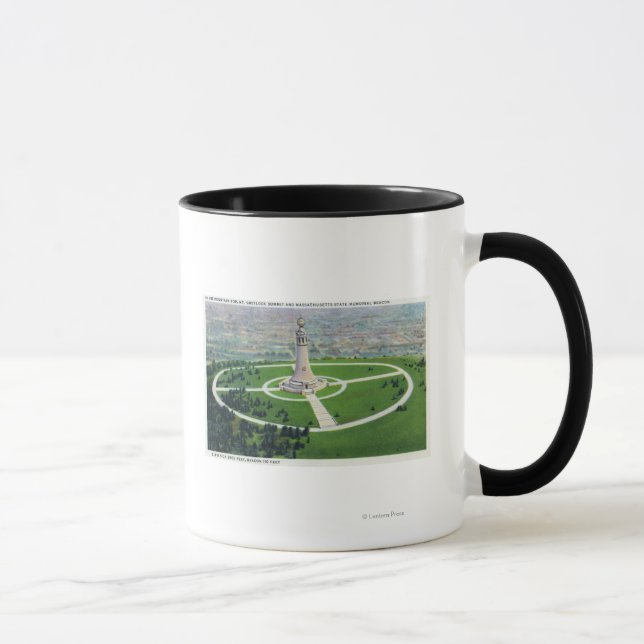 Gipfelansicht des MA-Staat-Gedenkbogens Tasse (Rechts)