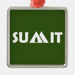 Gipfelberge Ornament Aus Metall