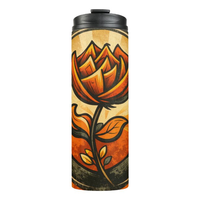 Gipfelblüte Thermosbecher (Vorderseite)