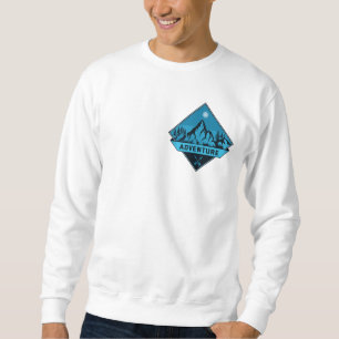 Gipfelfriedlichkeit: Abenteuer erwartet Sweatshirt